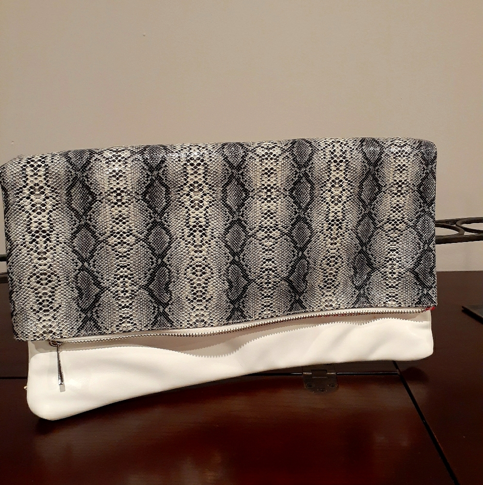 Stylewatch Large Snakeskin clutch